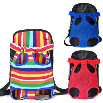 Hot Sale Light Breathable Durable Cloth Cat Dog pet backpack multi-colors Pet Bag Carrier Backpack